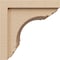 Ekena Millwork 11"W x 11"D x 11"H Wide Warren Rough Cedar Woodgrain TimberThane Corbel, Primed Tan CORUR11X11X11WARRCPR - alternate 5